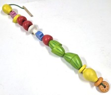 Perles enfilage bois - en,