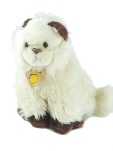 Peluche chat beige - chat, marron