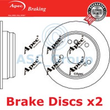 2x Apec BRAKING 258mm Uni OE