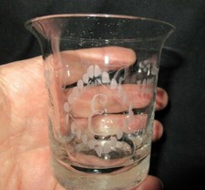 ANCIEN RARE VERRE NORMAND GOBELET art très populaire antique glass French