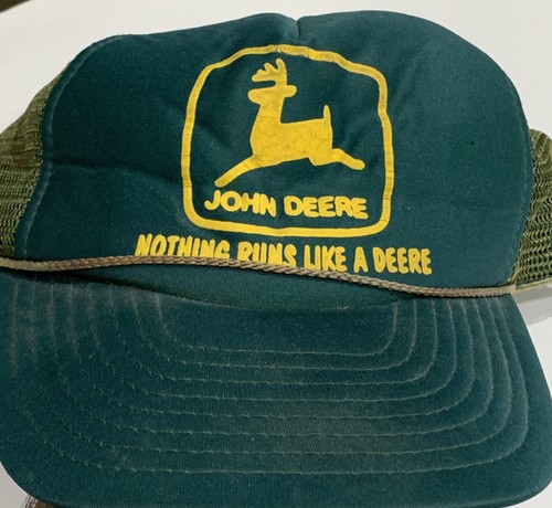 John deere hat nothing - john, runs