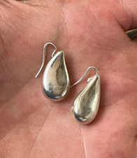 elsa peretti tiffany & co boucles d'oreille larme goutte pendant sterling argent