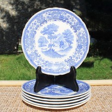 Set de 6 anciennes assiettes