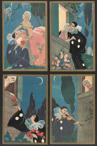 Pierrot colombine ensemble - et,