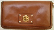 -AUTHENTIQUE portefeuille porte-monnaie MARC JACOBS  cuir  TBEG vintage