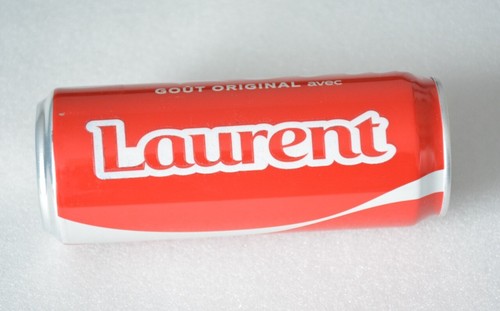Coca cola can laurent - coca, france