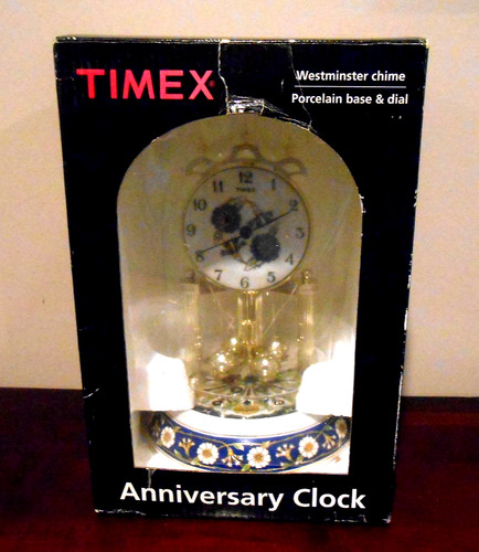 Timex anniversary chime clock - timex,