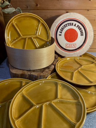 Vintage set gien fondue - set, of