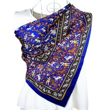 Foulard vintage en soie Hermes
