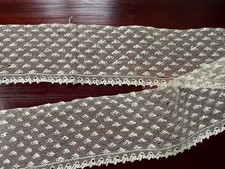 DENTELLE ANCIENNE - Fine bordure de dentelle aux fuseaux - XIXème