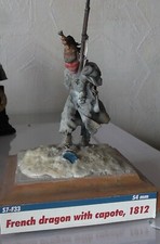 figurine plomb étain  Andrea premier empire dragon Russie montée et peinte 54mm