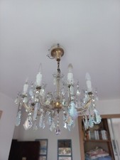 lustre    a pampilles  cristal