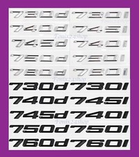 Lettres BMW Série 7