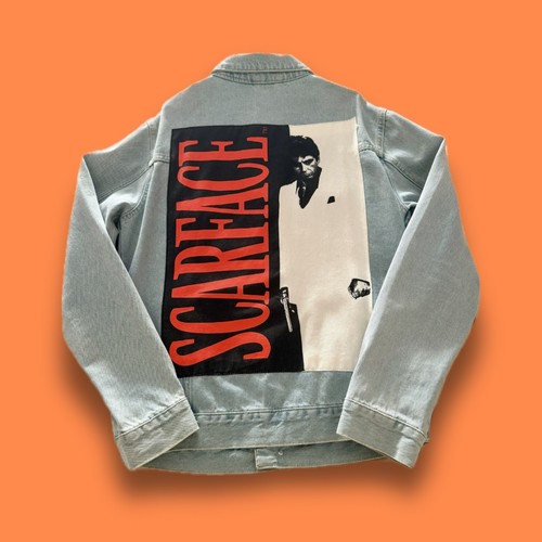 Veste jean scarface très - veste,