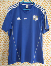 Maillot AMIENS Football Bleu porté entrainement 2012 Adidas jersey vintage - L