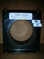 TE CONNECTIVITY AMP 76SFT-501 CURRENT TRANSFORMER 3" ID 500:5, 600V 10VA NOS!!
