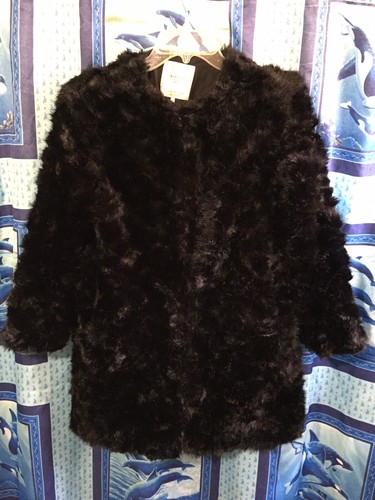Zara trafaluc faux fur jacket - faux,
