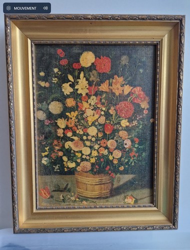 Tableau bouquet floral sur