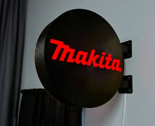 Enseigne lumineuse makita - enseigne,