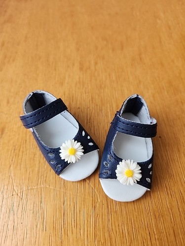 Chaussure bleu fleur 55mm - chaussure,