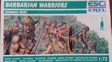 Maquette figurine " BARBARIAN WARRIORS" E.S.C.I/E.R.T.L vintage