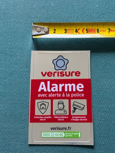 Autocollant verisure alarme - autocollant,