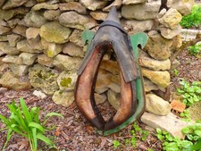 Collier cheval harnais de trait  objet  Vintage accessoires agricoles TBE