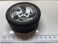 Lego 1 x metallic silver Wheel