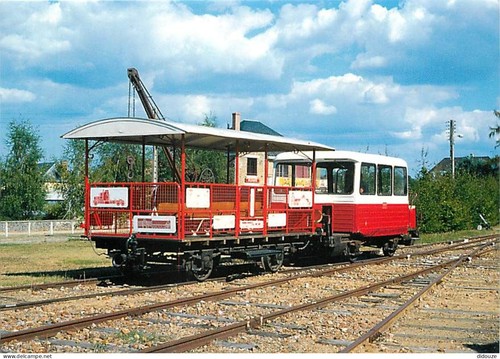 Carte postale trains - carte,