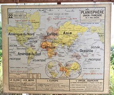 ancien carte géographie vidal