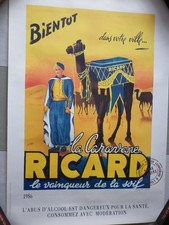 AFFICHE PUBLICITAIRE RICARD