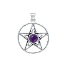 Pentacle Pendentif 925 Argent
