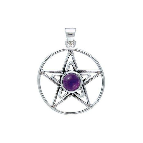 Pentacle pendentif 925 argent - pentacle,
