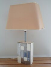 ancienne lampe de bureau willy rizzo philippe jean maison jansen desk lamp 1970