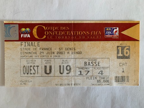 Ticket match coupe - ticket,