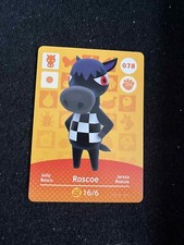 Carte Amiibo Animal Crossing 078 Roscoe