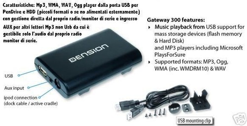 Dension gw300 usb - usb, iphone