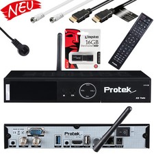 Protek X2 4K UHD Récepteur Satellite Linux E2 HDMI Wifi Lan DVB-S2 Dvb-C / T2
