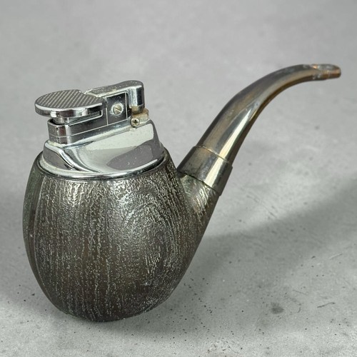 Pipe métal avec briquet - avec,