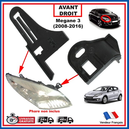 Kit fixation optique phare - fixation,