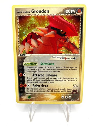 Carte pokémon groudon team - carte,