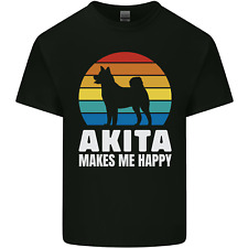 T-Shirt Enfant Akita Me Rend Heureux Chien Inu