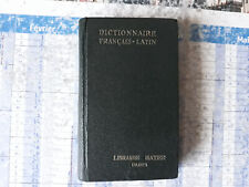 PETIT DICTIONNAIRE FRANCAIS LATIN 1930