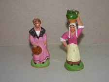 Santon Marcel Carbonel ancien 5-6 cm Arlésienne femme cruche crèche Provence 4 7