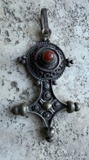 Pendentif Argent & Corail