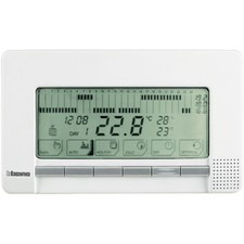 Chronothermostat mural BTicino N4450 électronique (chauffage/climatisation)