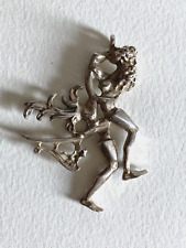 Pendentif Argent Massif  Surréaliste "à l'antique" / collage assemblage / Dali 1