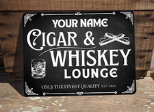 Personalized Whiskey & Cigar
