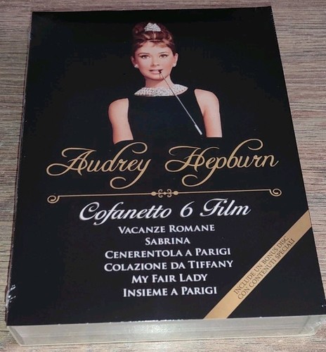 Coffret dvd audrey hepburn 6 - audrey,