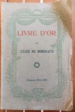 1921 LIVRE D'OR LYCÉE DE